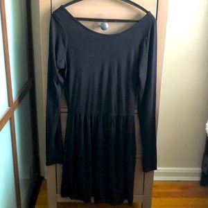 Low scoop back skater dress